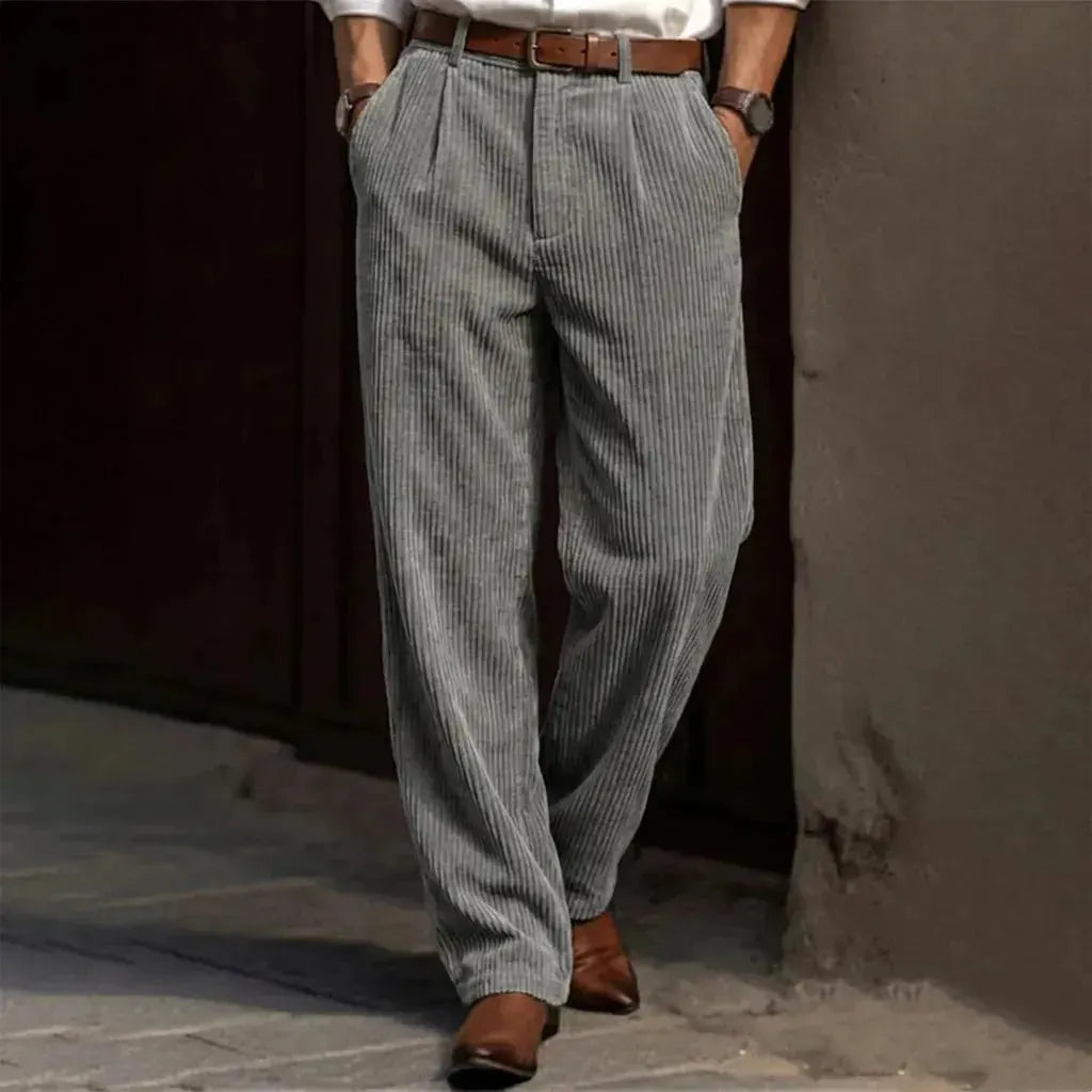 🔥 Today's Special: 50% Off ✨Vertical Stripe Pleated Wide‐Leg Trousers